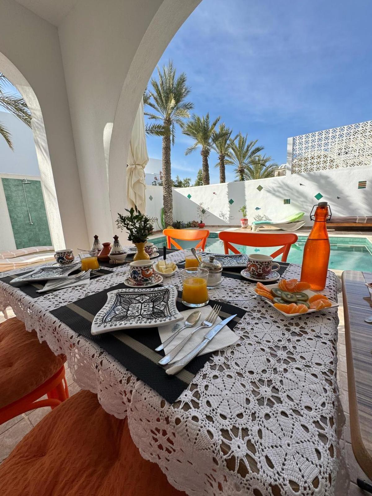 Hotel Dar El Kahina Djerba Mezraia Exteriér fotografie